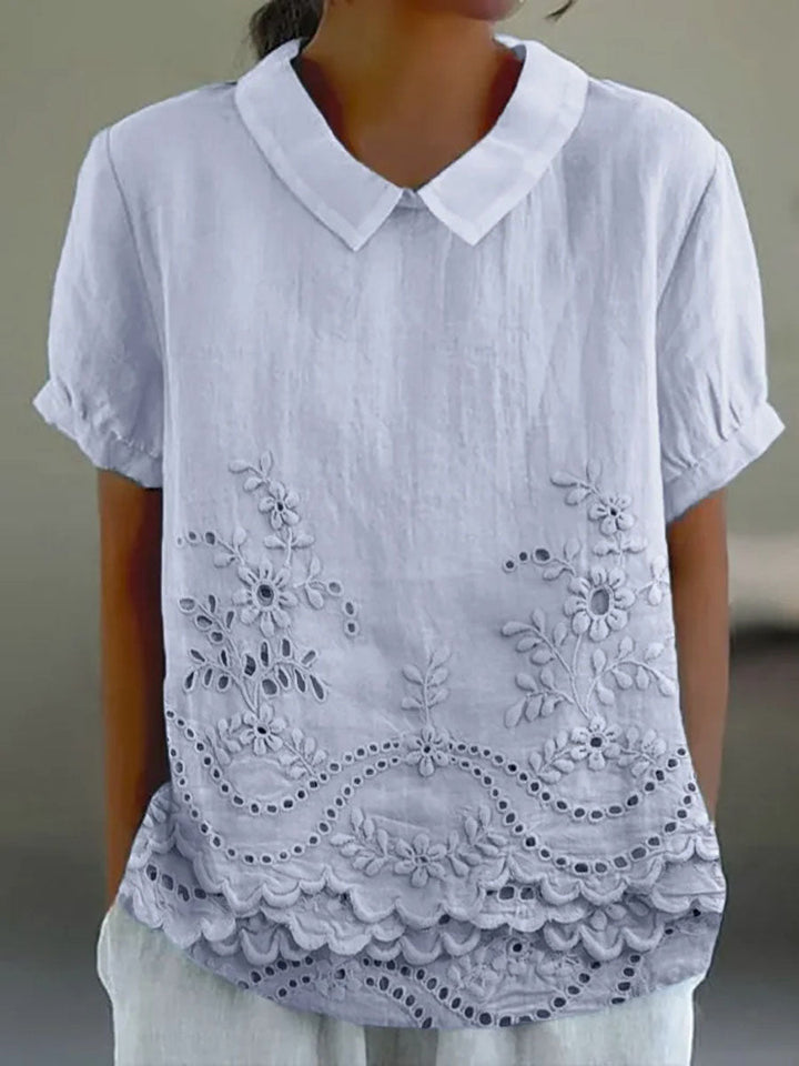 Alina™ | Bluse mit floraler Stickerei