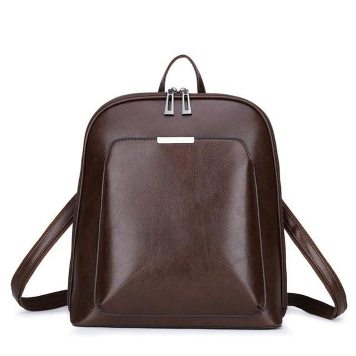 Christa | Klassischer Rucksack mit Doppelreißverschluss
