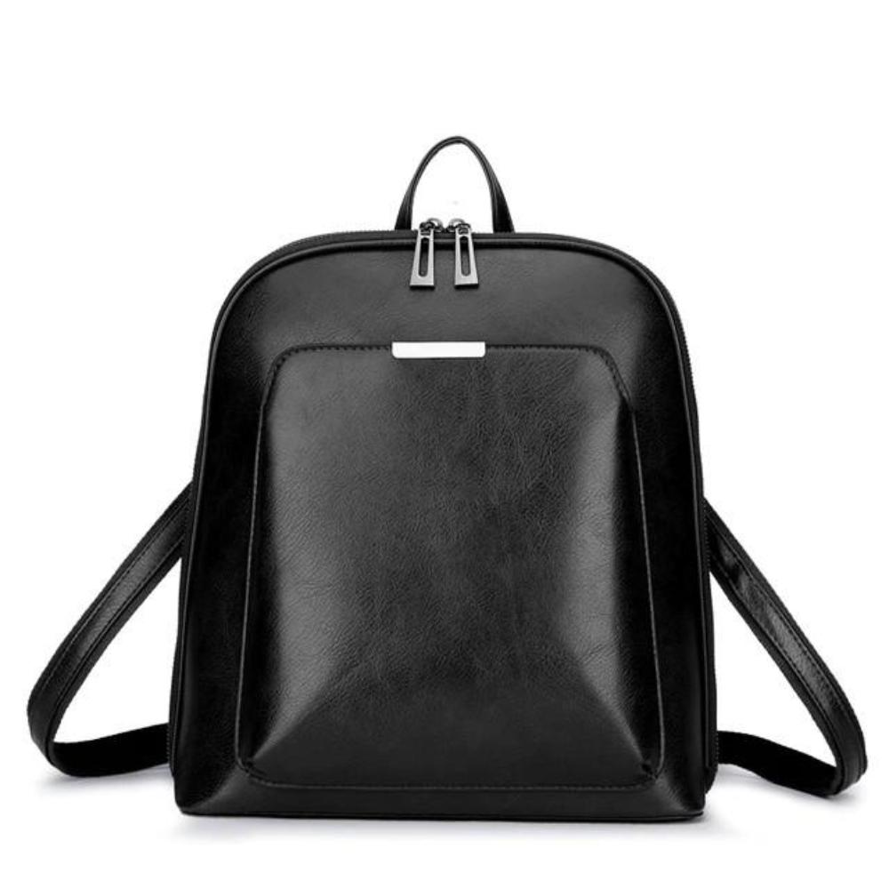 Christa | Klassischer Rucksack mit Doppelreißverschluss