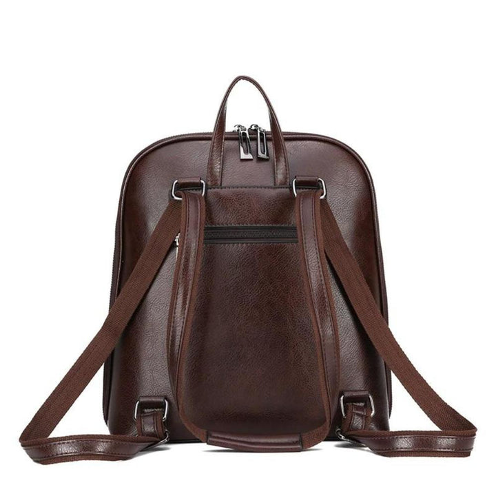 Christa | Klassischer Rucksack mit Doppelreißverschluss