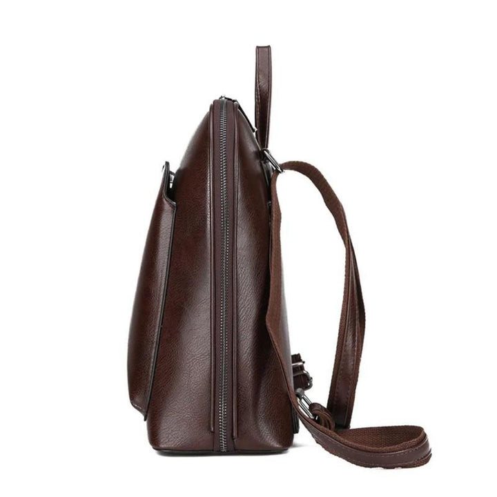 Christa | Klassischer Rucksack mit Doppelreißverschluss