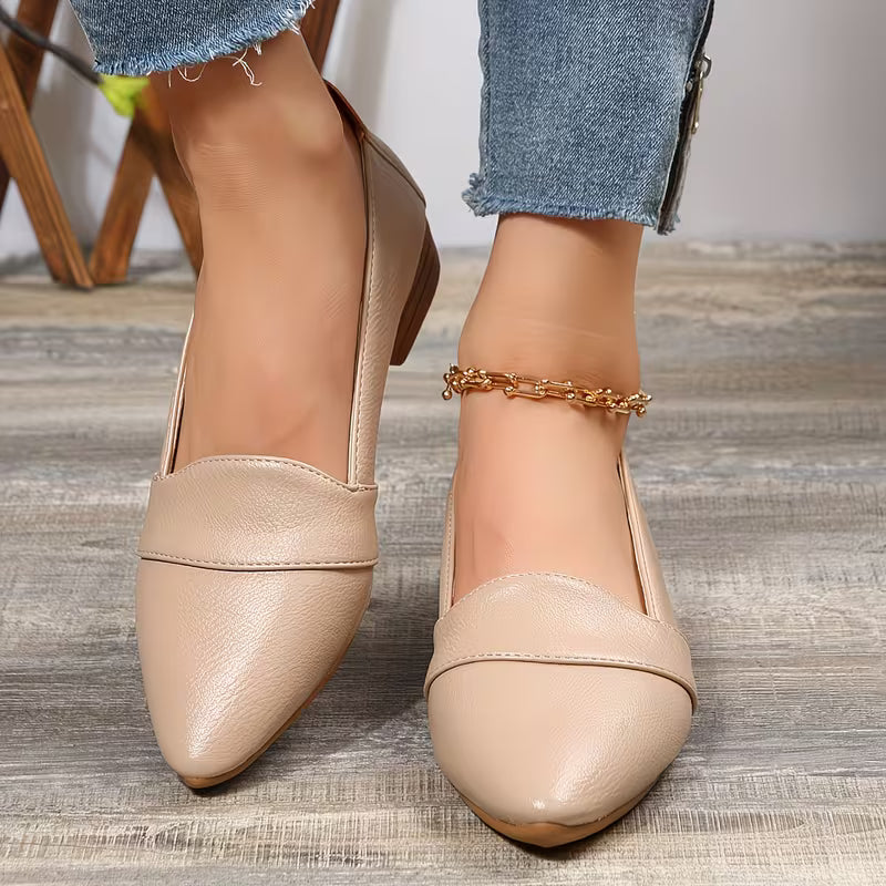 Alanna | Schuhe Mit Spitzer Zehenpartie Und Niedrigem Absatz