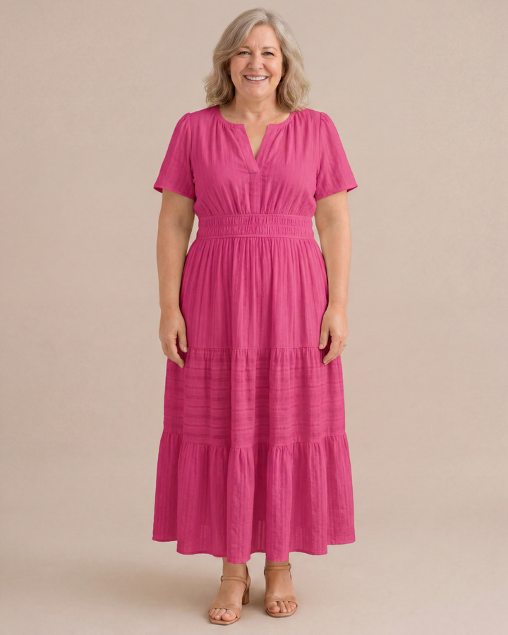 Dagmar™ | Fließendes Boho-Maxikleid mit femininer A-Linie