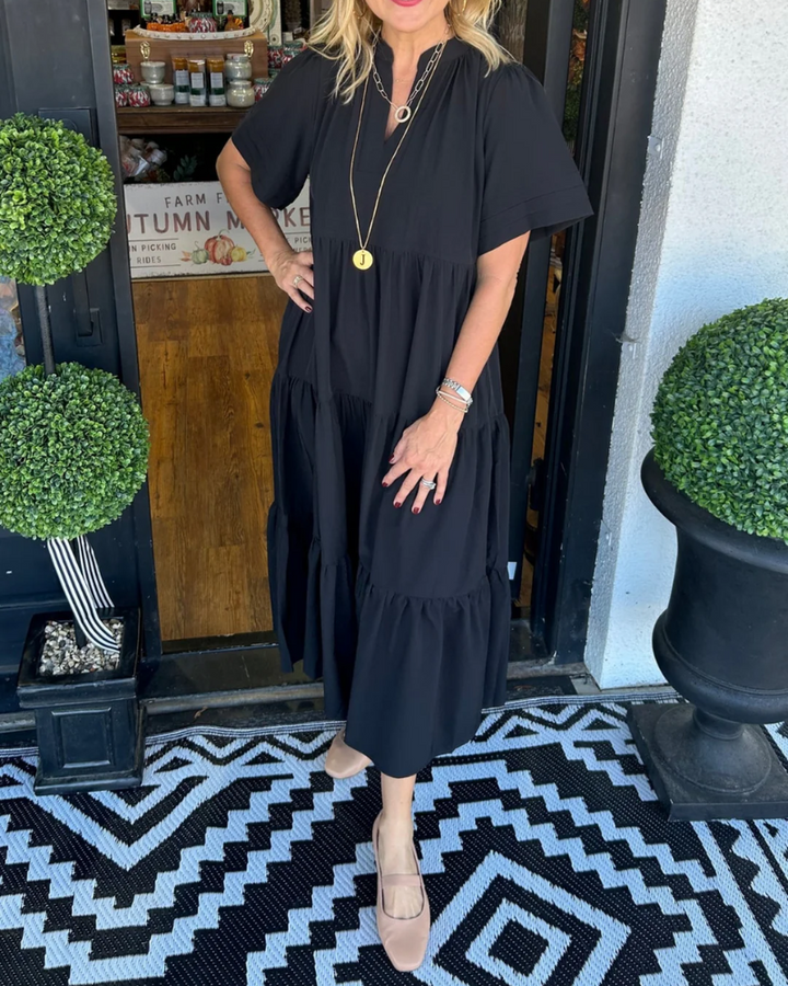 Heidemarie™ | Elegantes Maxi-Kleid mit fließender Passform