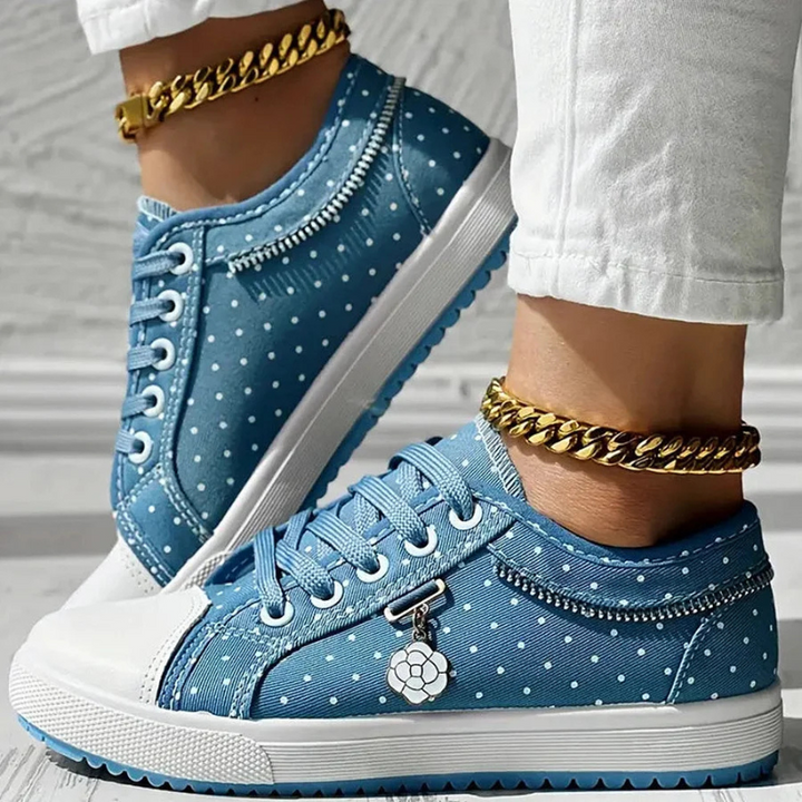 Jenny | Elegante Damen-Sneaker mit floralen Details
