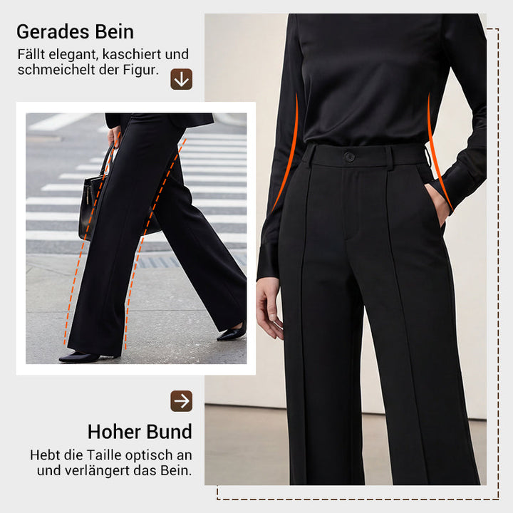 Victoria I Elegante High-Waist Anzughose für Damen