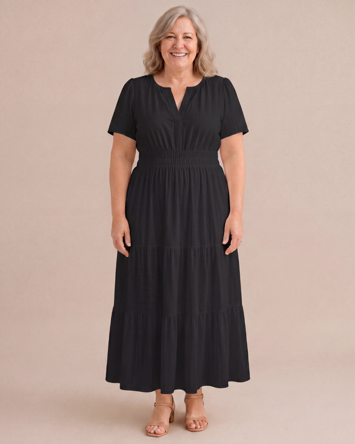 Dagmar™ | Fließendes Boho-Maxikleid mit femininer A-Linie