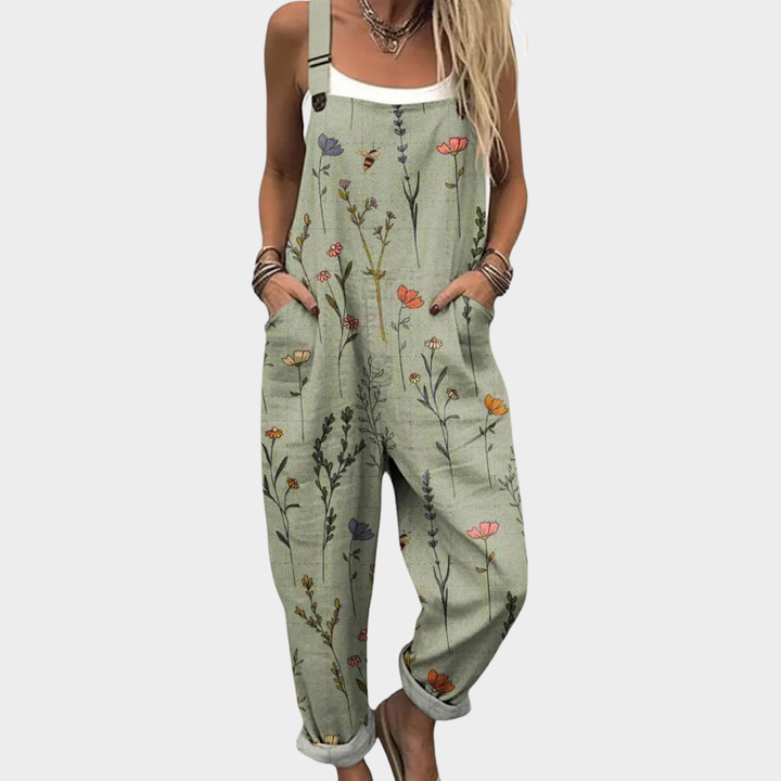 Lyndra | Bequeme Bedruckte Latzhose