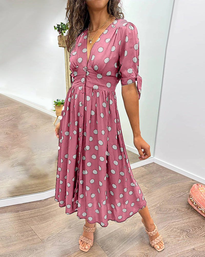 Olivia™ | Kleid mit Punkten