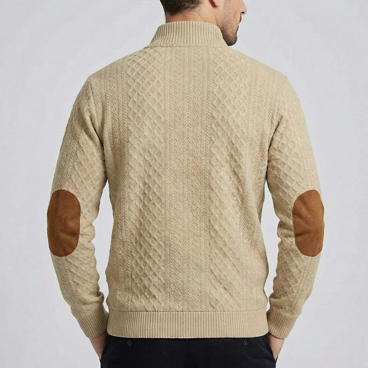 Rudolf I Klassischer Pullover mit Stehkragen