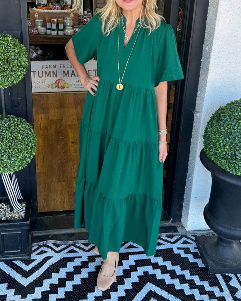 Heidemarie™ | Elegantes Maxi-Kleid mit fließender Passform