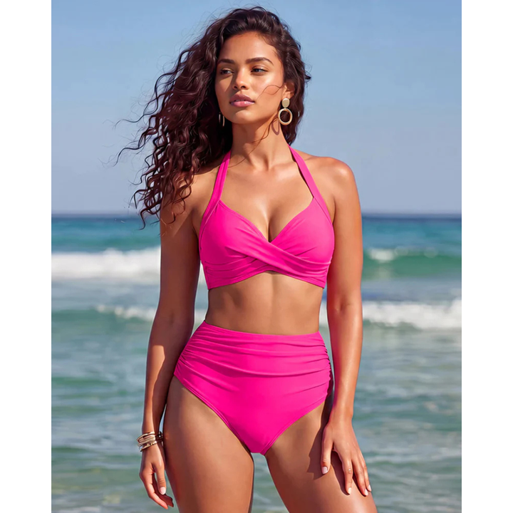Mila™ | 2-in-1 High-Waist Bikini mit Bauchweg-Effekt