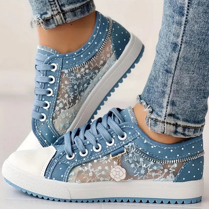 Jenny | Elegante Damen-Sneaker mit floralen Details