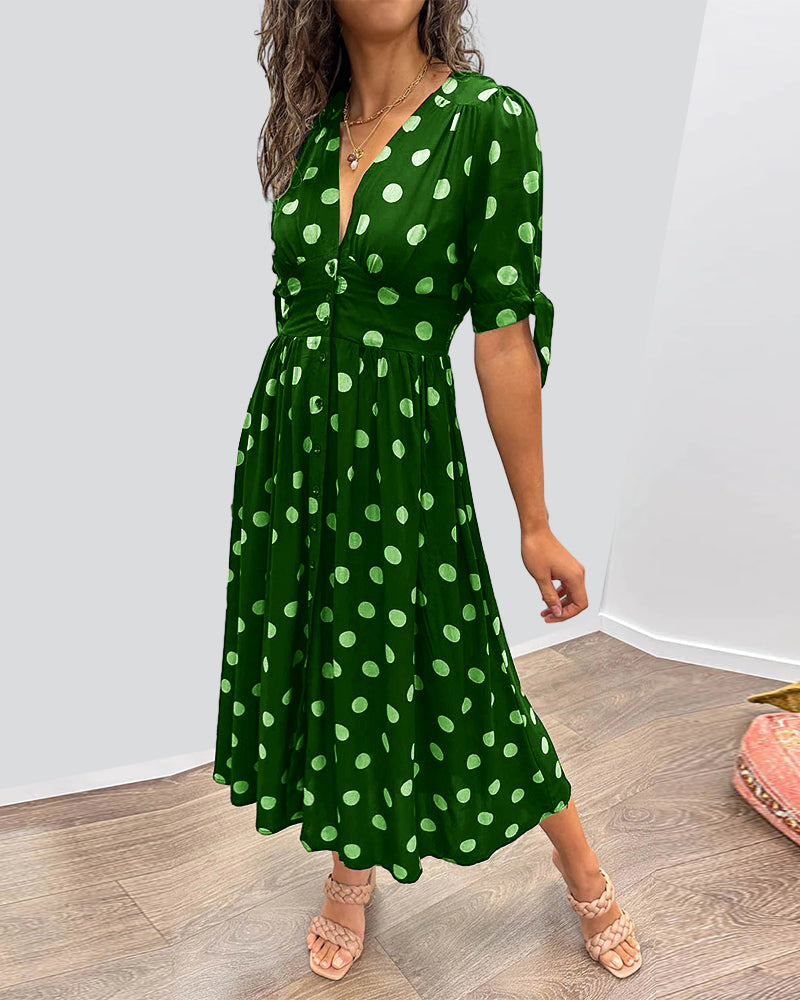 Olivia™ | Kleid mit Punkten