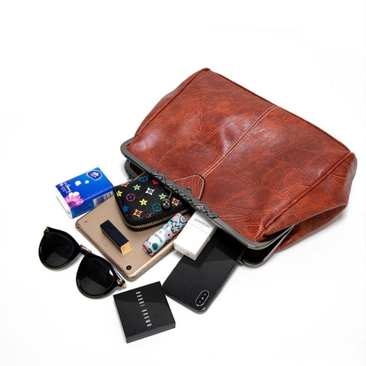 Ingrid | Vintage Kuss-Schloss Handtasche