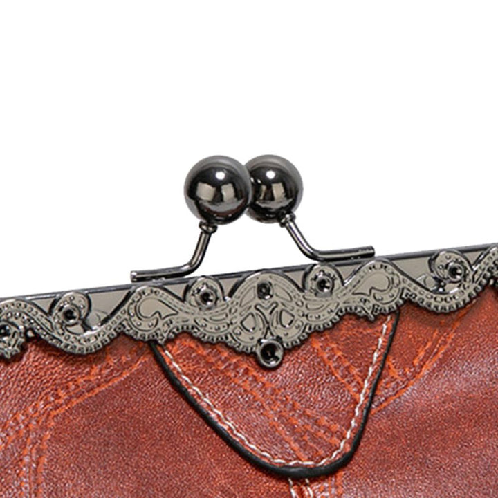 Ingrid | Vintage Kuss-Schloss Handtasche