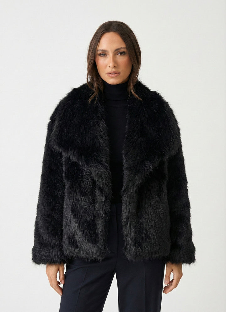 Lea | Kunstfell Oversized Mantel