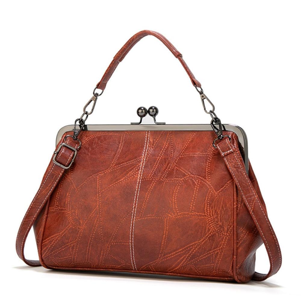 Ingrid | Vintage Kuss-Schloss Handtasche