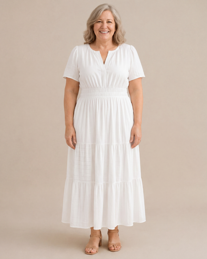 Dagmar™ | Fließendes Boho-Maxikleid mit femininer A-Linie