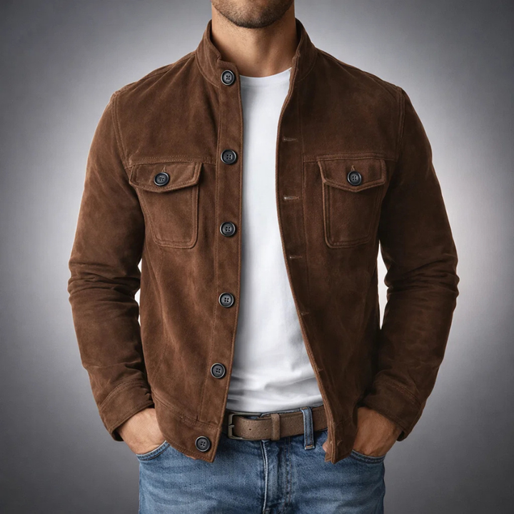 Anton | Stilvolle Wildlederjacke