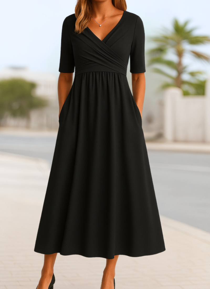 Leyla | Stilvolles Crossover-Kleid