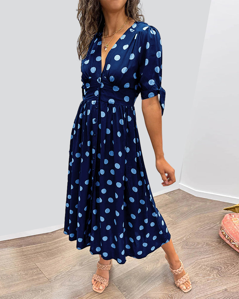 Olivia™ | Kleid mit Punkten