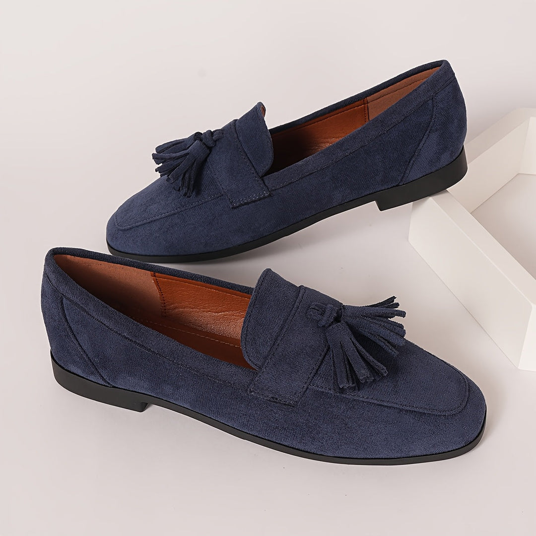 Amelie | Klassische Slipper Mit Quasten