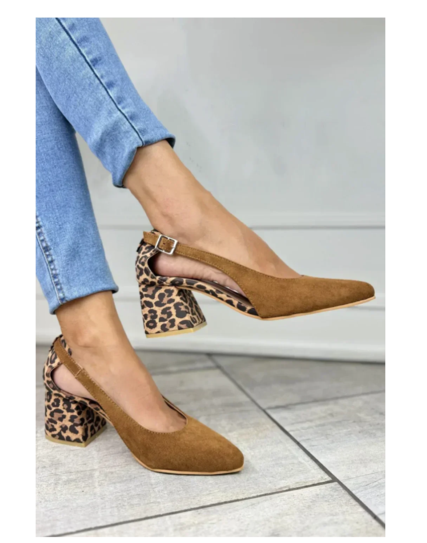 Denzel™ | Elegante Slingbacks mit Leopardenmuster