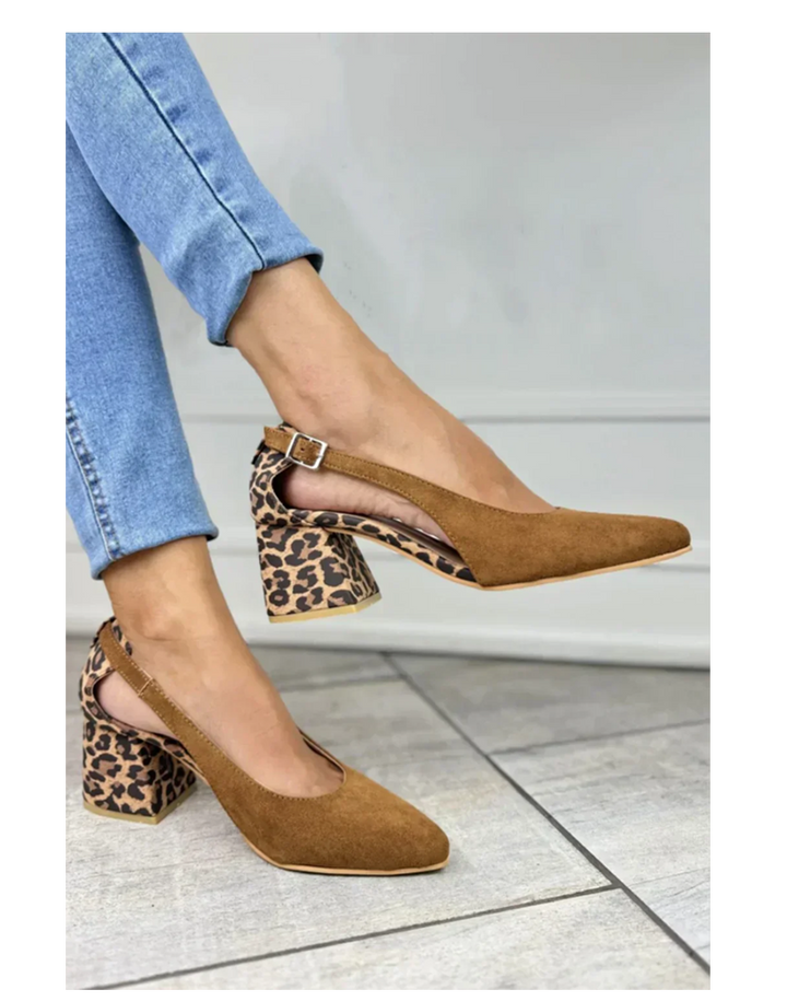 Denzel™ | Elegante Slingbacks mit Leopardenmuster