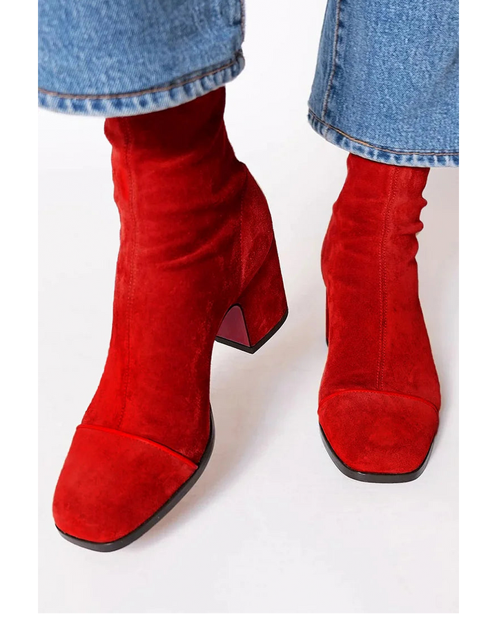 Netha™ | Stiefeletten mit Eckiger Spitze