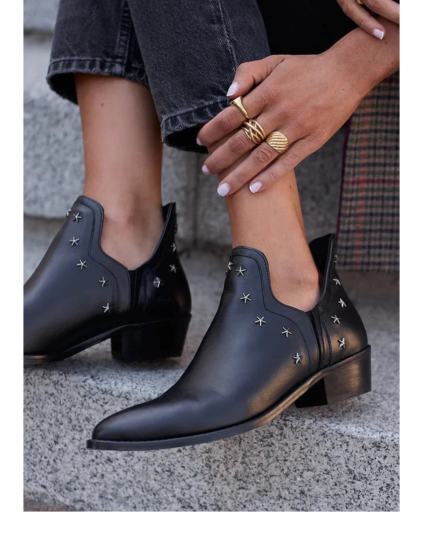 Petra™ | Ankles Boote mit Sternenverzierungen