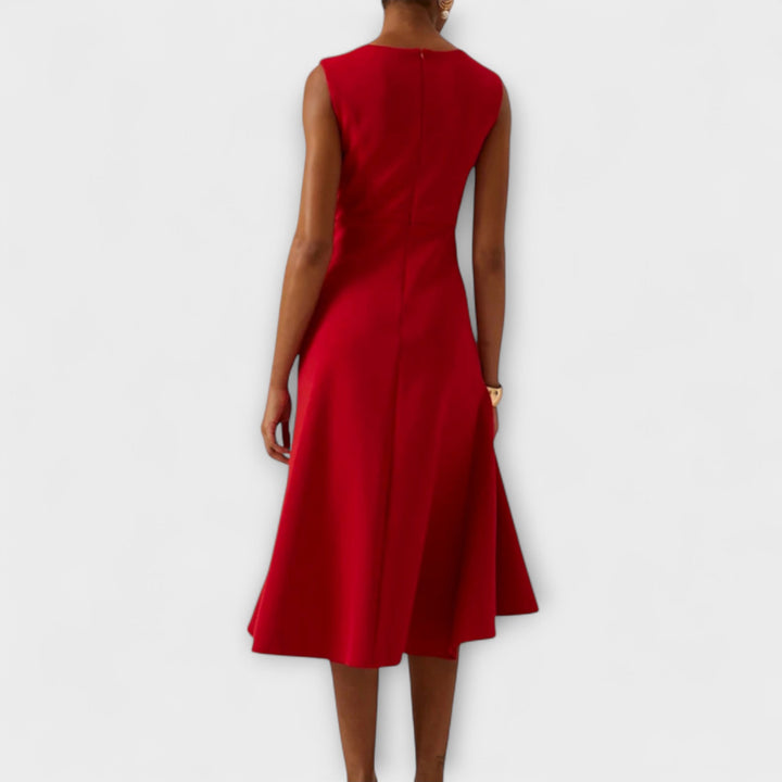 Eveline™ | Midi-Kleid mit betonter Taille