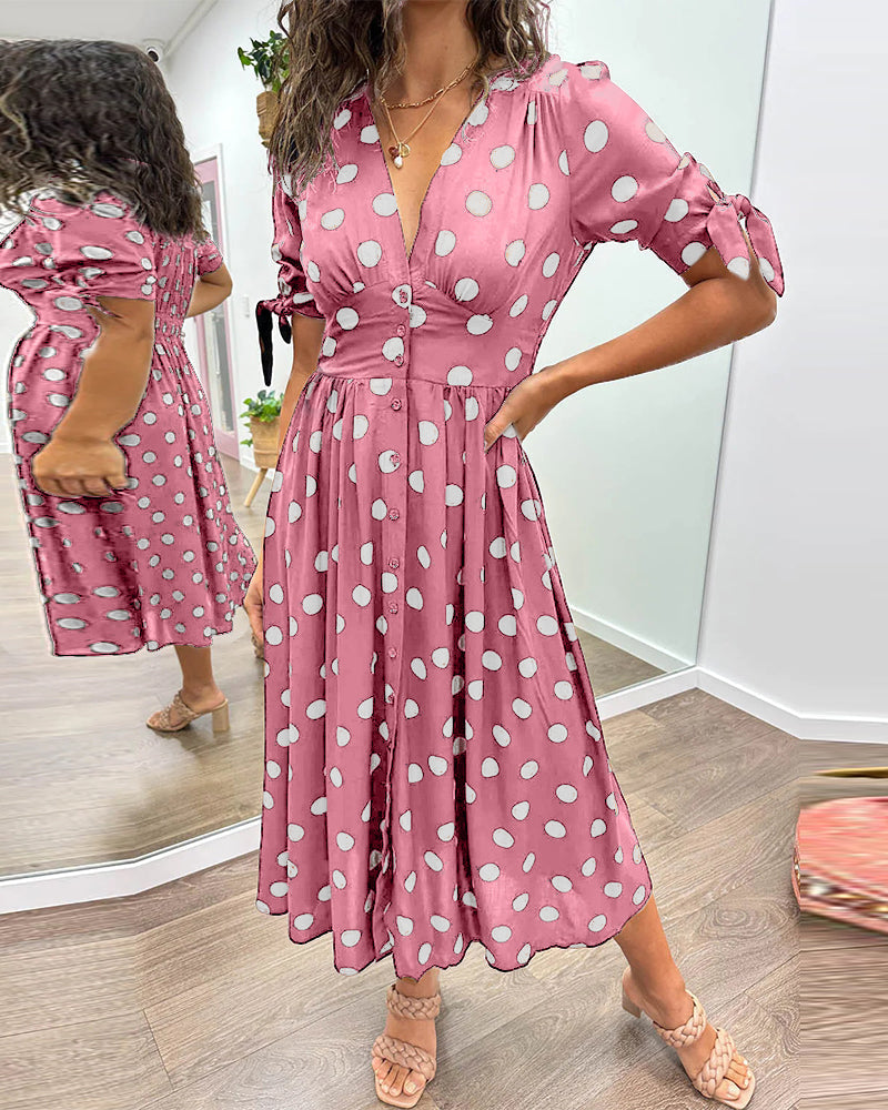 Olivia™ | Kleid mit Punkten