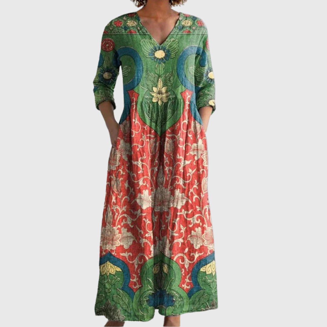Sylvana™ | Luftiges Boho-Maxikleid