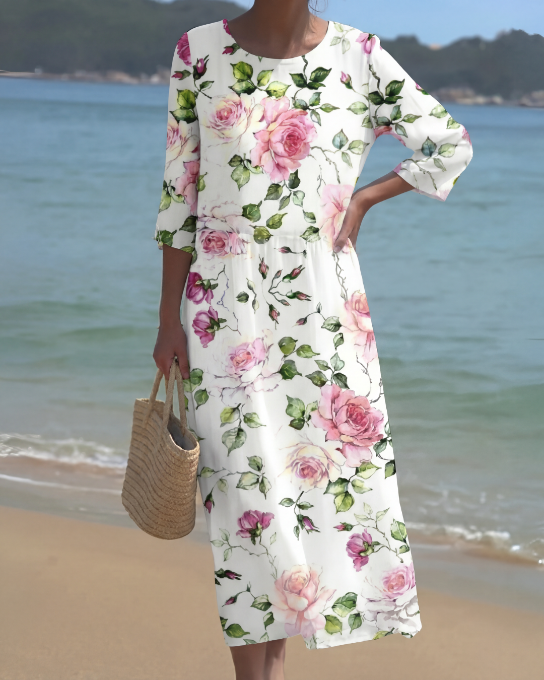 Roswitha™ | Florales Maxi Kleid in Plus Size