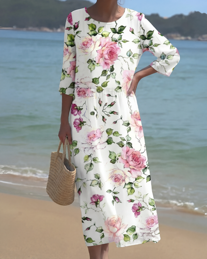 Roswitha™ | Florales Maxi Kleid in Plus Size