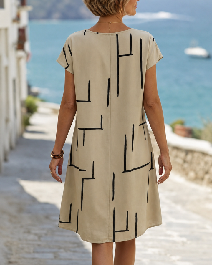 Lotta | Leichtes Sommerkleid mit zeitlosen Streifen