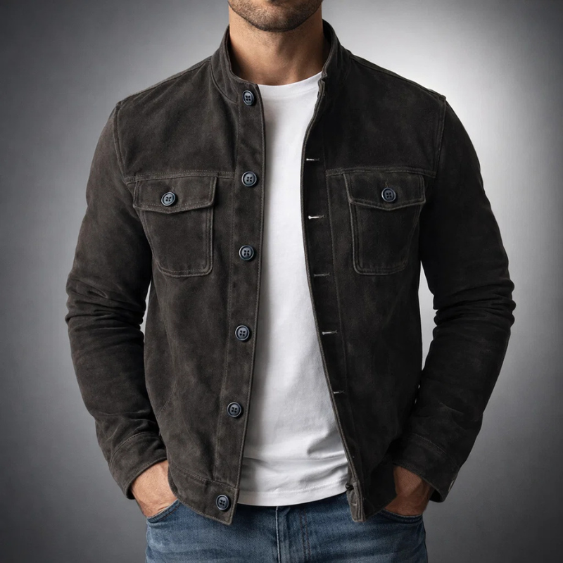 Anton | Stilvolle Wildlederjacke