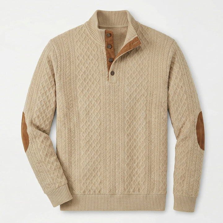 Rudolf I Klassischer Pullover mit Stehkragen