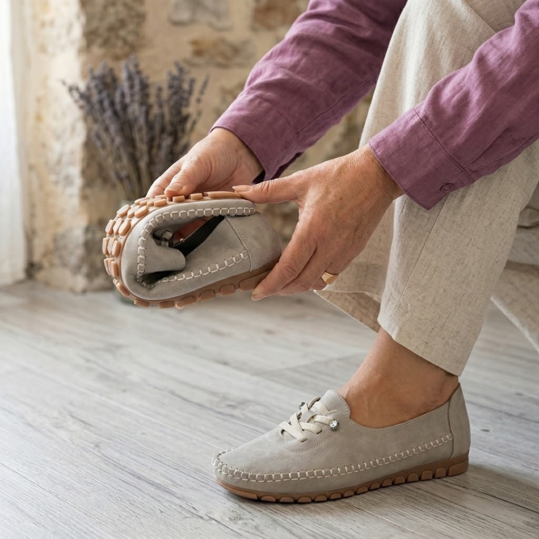 Agnes | Weiche Mokassins mit ergonomischer Sohle und ganzheitlichem Komfort