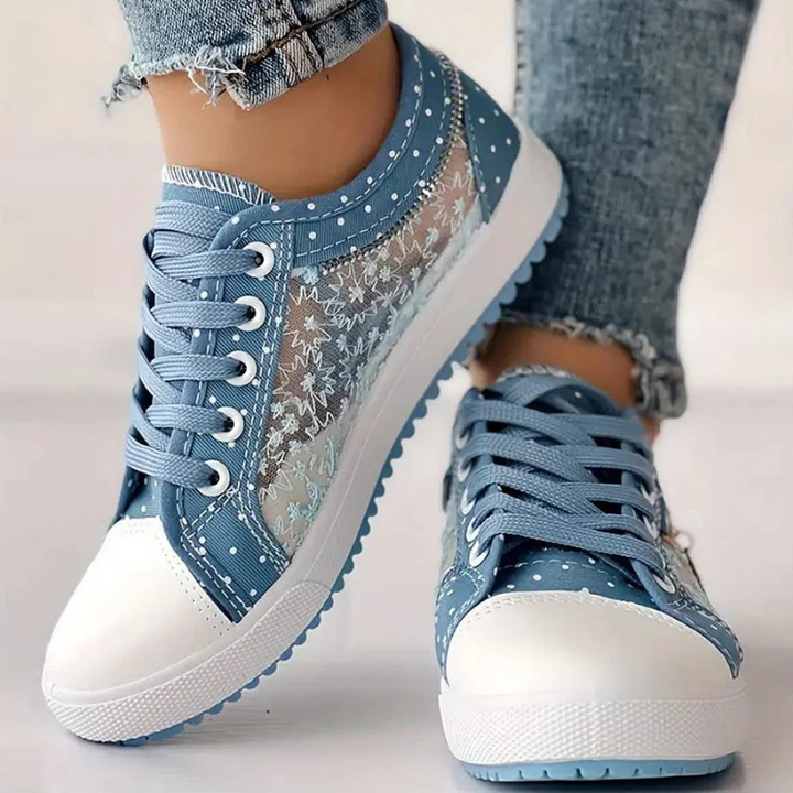 Jenny | Elegante Damen-Sneaker mit floralen Details