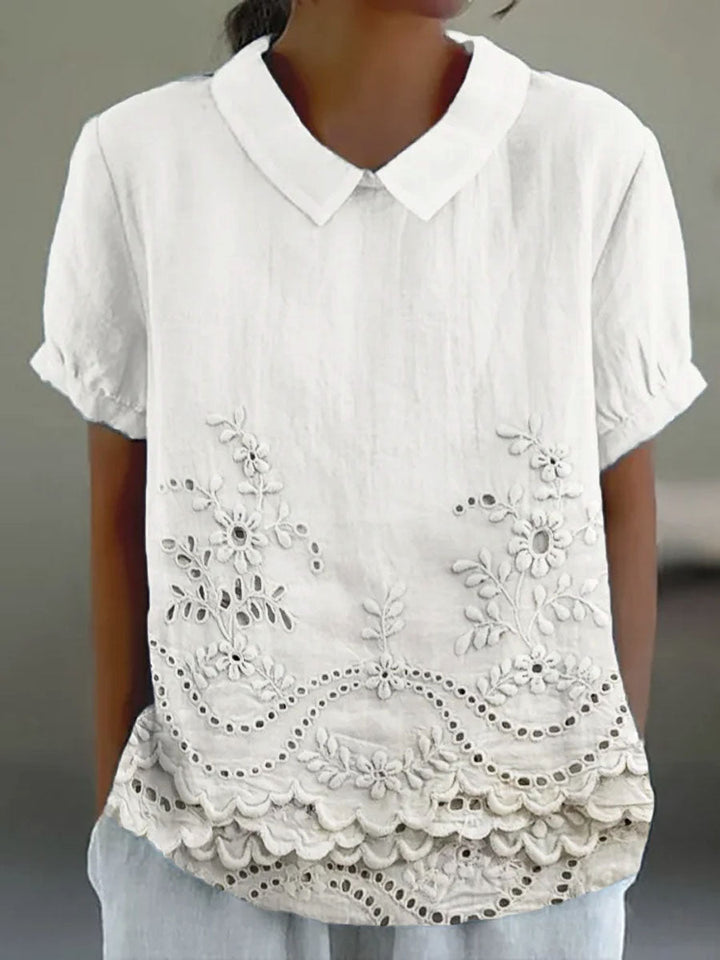 Alina™ | Bluse mit floraler Stickerei