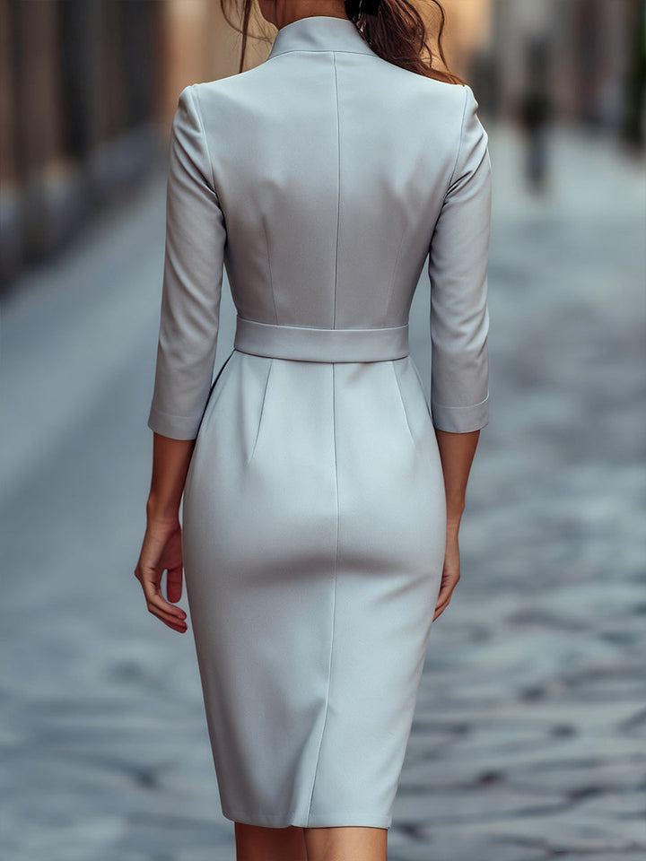 Vynce™ | Elegantes tailliertes Wickelkleid