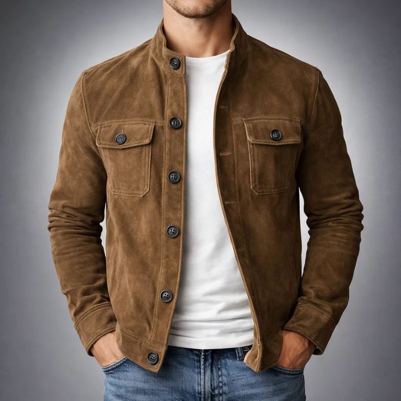 Anton | Stilvolle Wildlederjacke