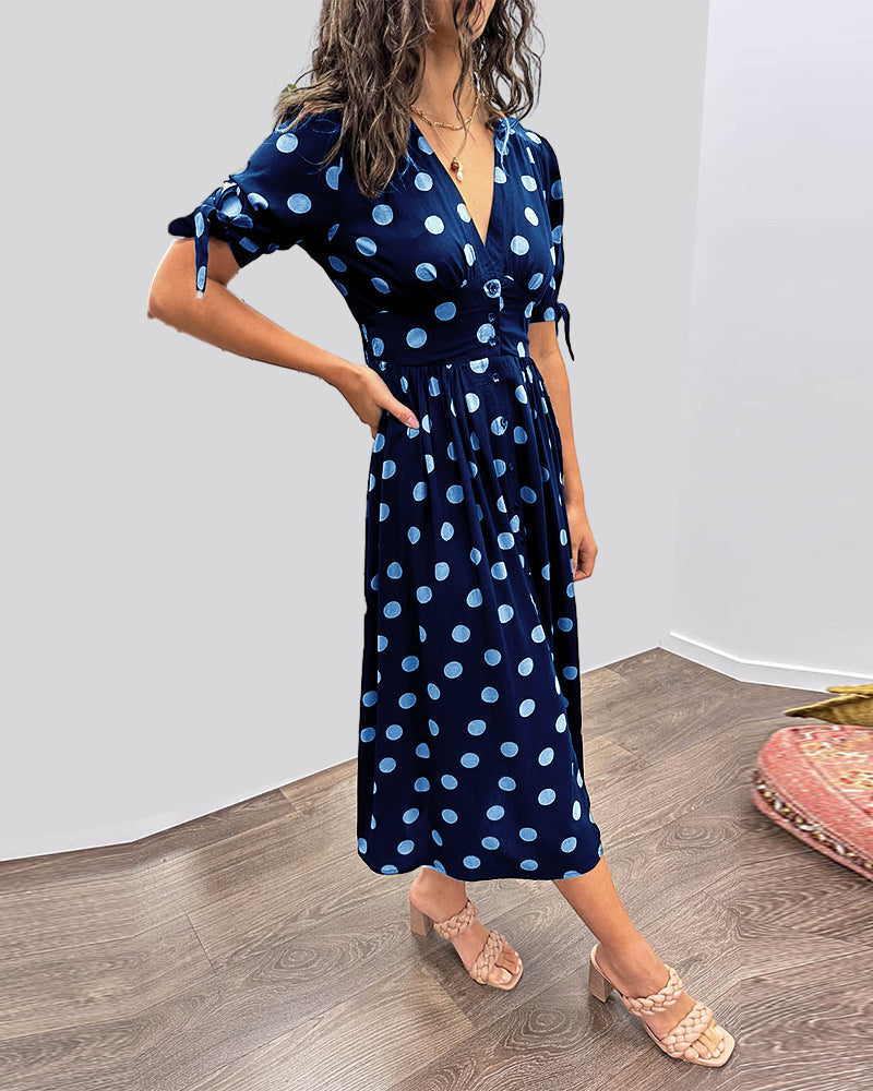 Olivia™ | Kleid mit Punkten