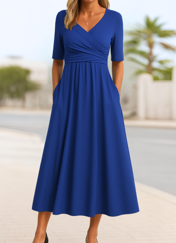 Leyla | Stilvolles Crossover-Kleid