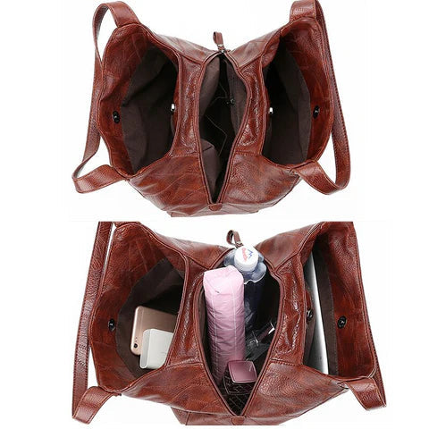 Andrea™ | Ledertasche über die Schulter