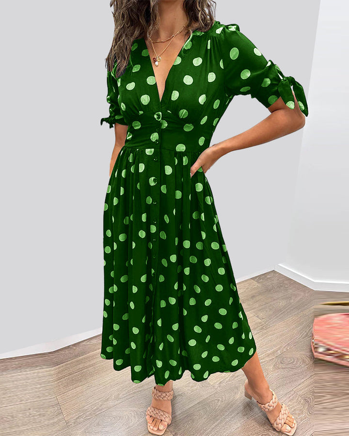 Olivia™ | Kleid mit Punkten