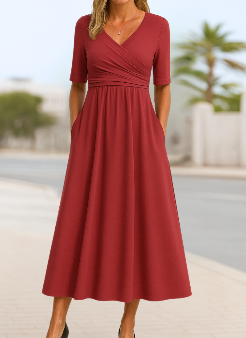 Leyla | Stilvolles Crossover-Kleid