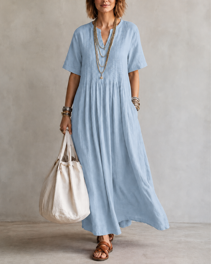 Frieda™ | Elegantes Plisseekleid